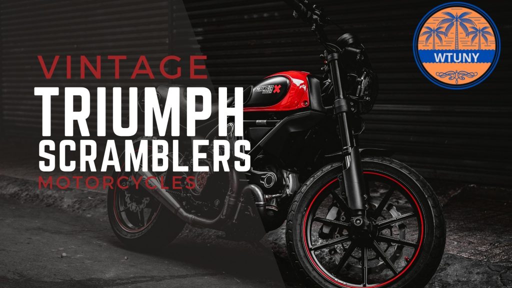 Triumph Scramblers Vintage style MOTORCYCLES