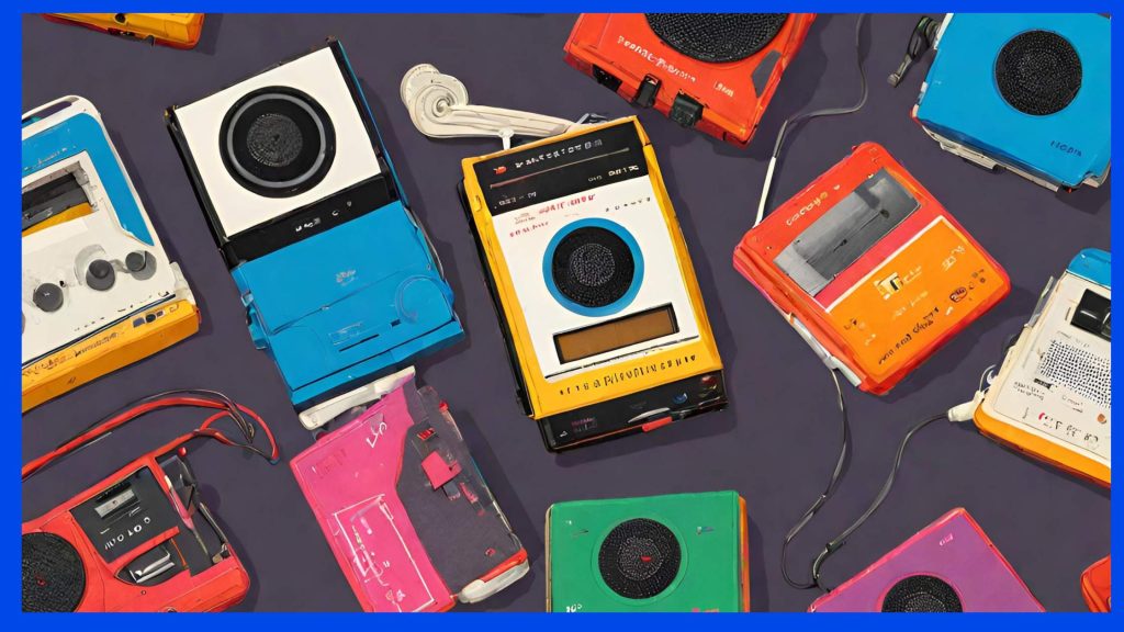 Groovy Antique 80s Walkmans