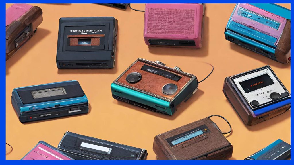 Groovy Antique 80s Walkmans